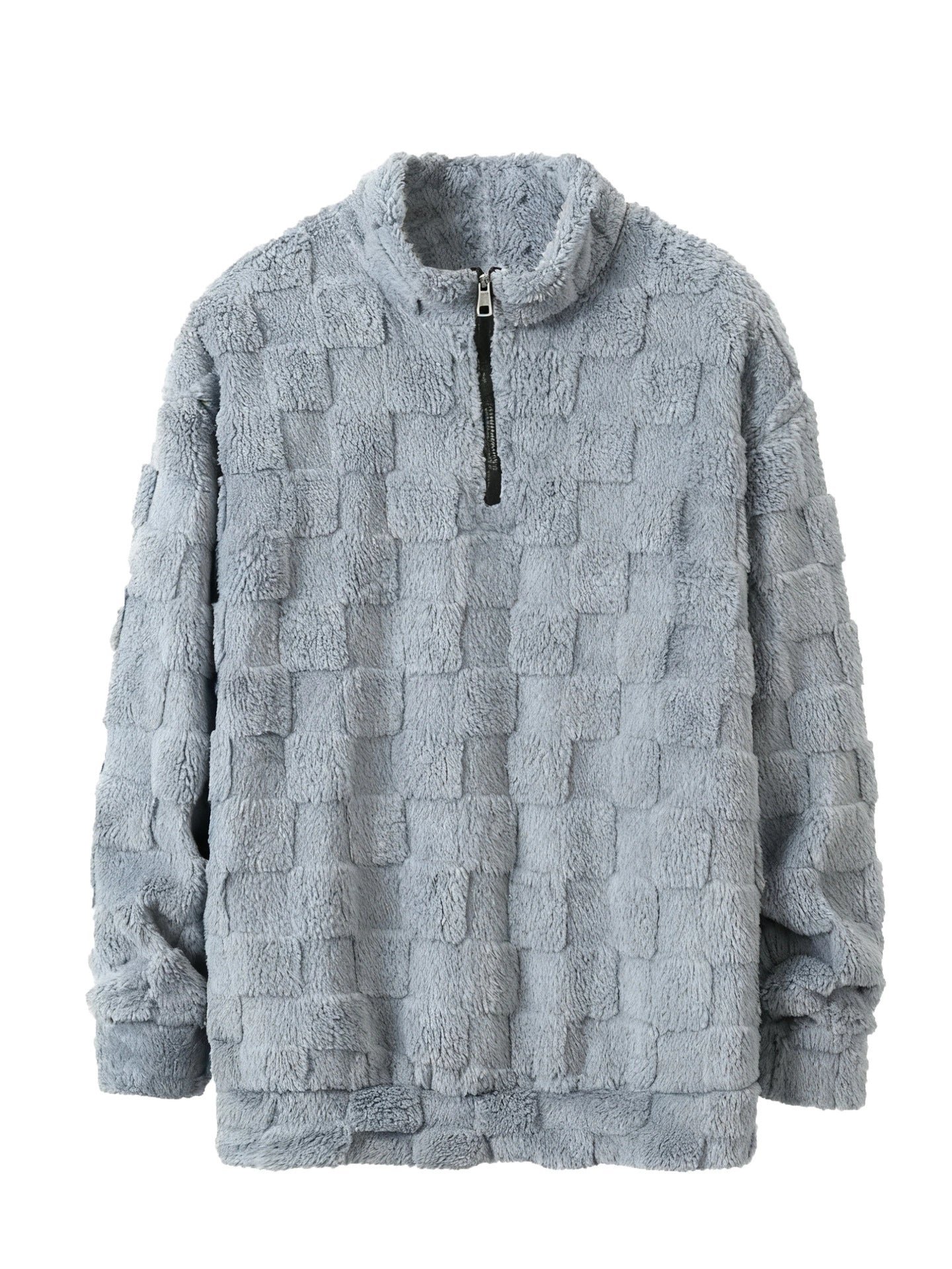 Mivanity Men's Vintage Hooded Half-Zip Shirts