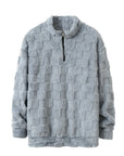 Mivanity Men's Vintage Hooded Half-Zip Shirts
