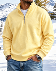 Mivanity Outdoor All-Terrain Zip-Front Polo Sweatshirt