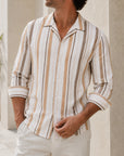 Mivanity Striped Pattern Shirts