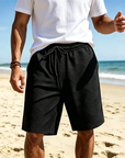 Mivanity Stylish Jacquard Textured Shorts