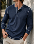 Mivanity Stylish Soft Everyday Henley Shirt