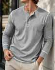 Mivanity Stylish Soft Everyday Henley Shirt