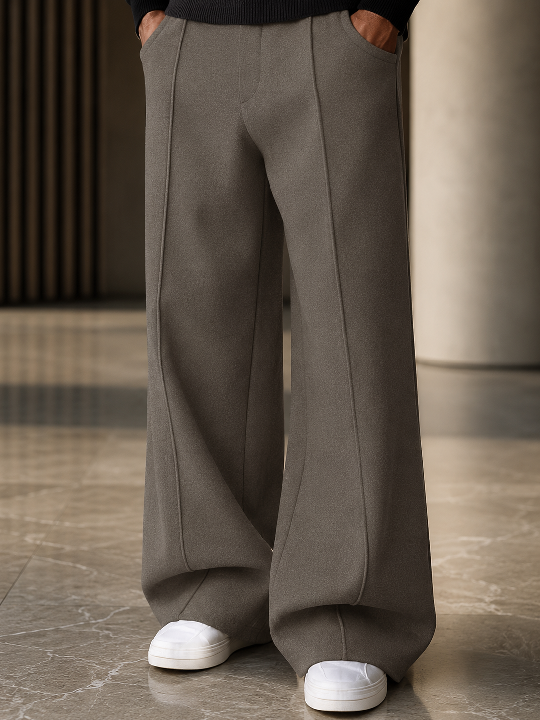 Mivanity Timeless Silhouette Straight Leg Pants