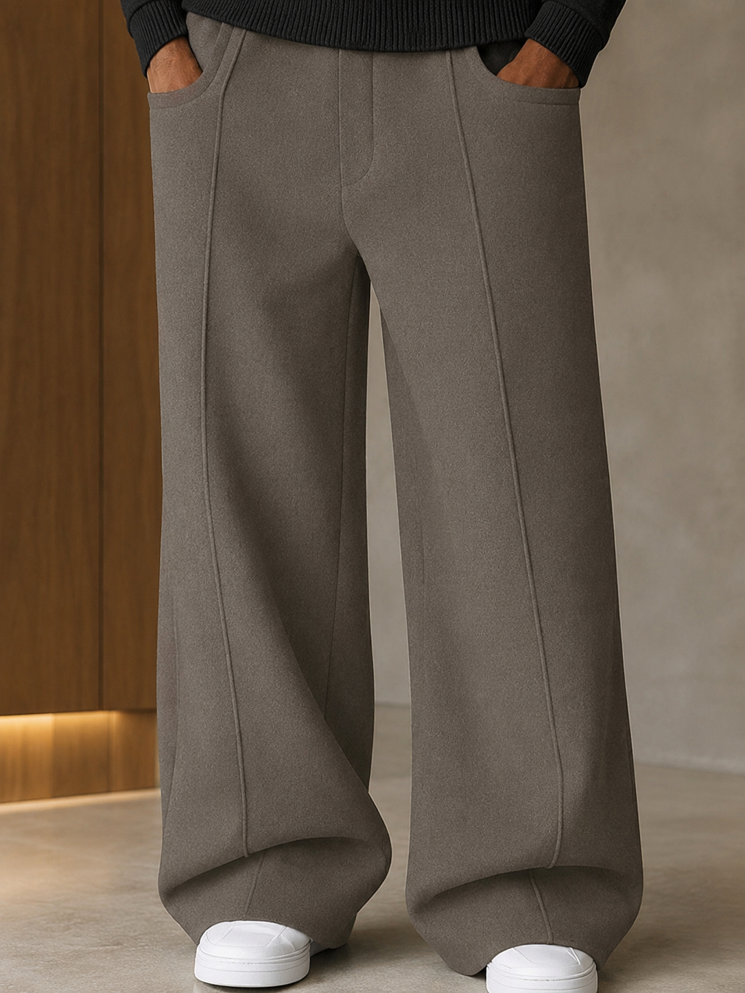 Mivanity Timeless Silhouette Straight Leg Pants