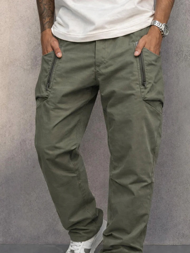 Mivanity Trendy Cotton Cargo Tapered Pants