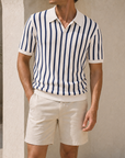 Mivanity Urban Casual Stripe Knit Top