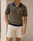 Mivanity Urban Casual Stripe Knit Top