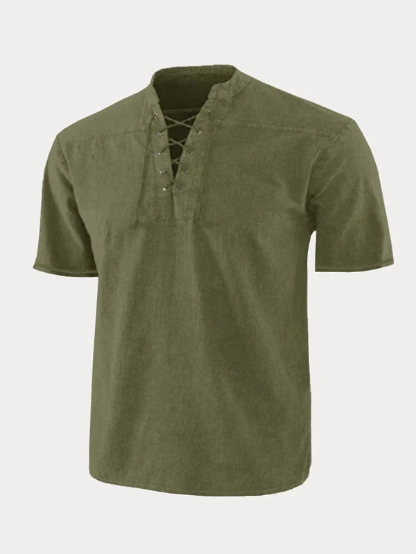 Mivanity V Neck Short Sleeve Shirts
