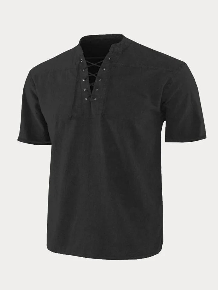Mivanity V Neck Short Sleeve Shirts