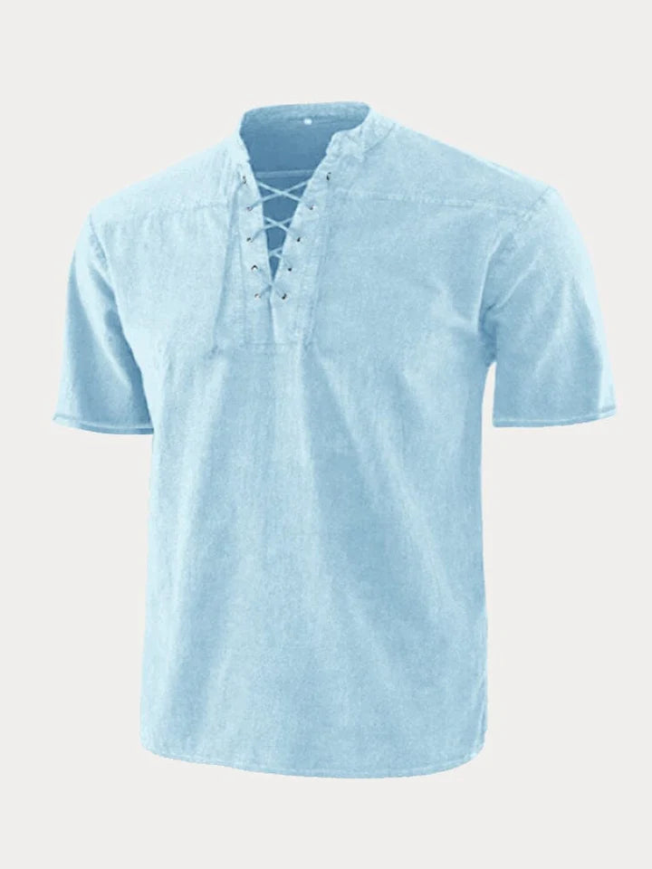 Mivanity V Neck Short Sleeve Shirts