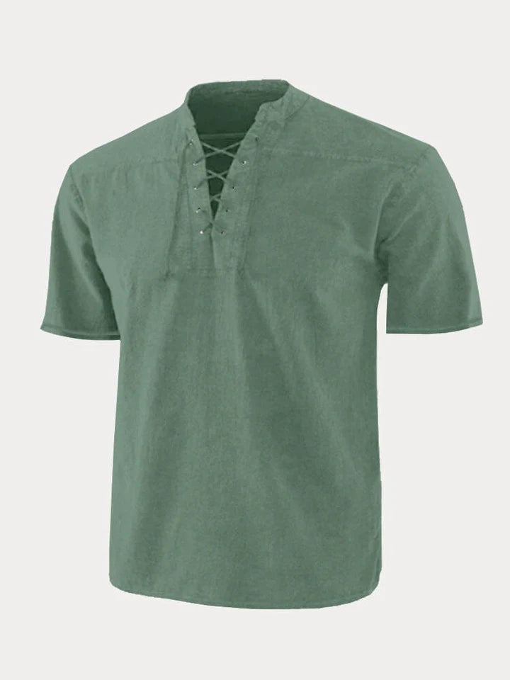 Mivanity V Neck Short Sleeve Shirts