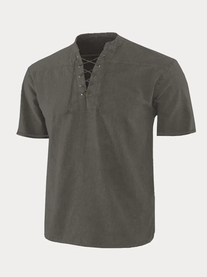 Mivanity V Neck Short Sleeve Shirts