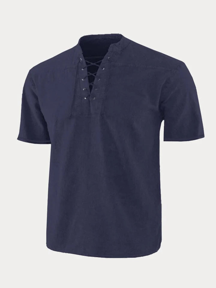Mivanity V Neck Short Sleeve Shirts
