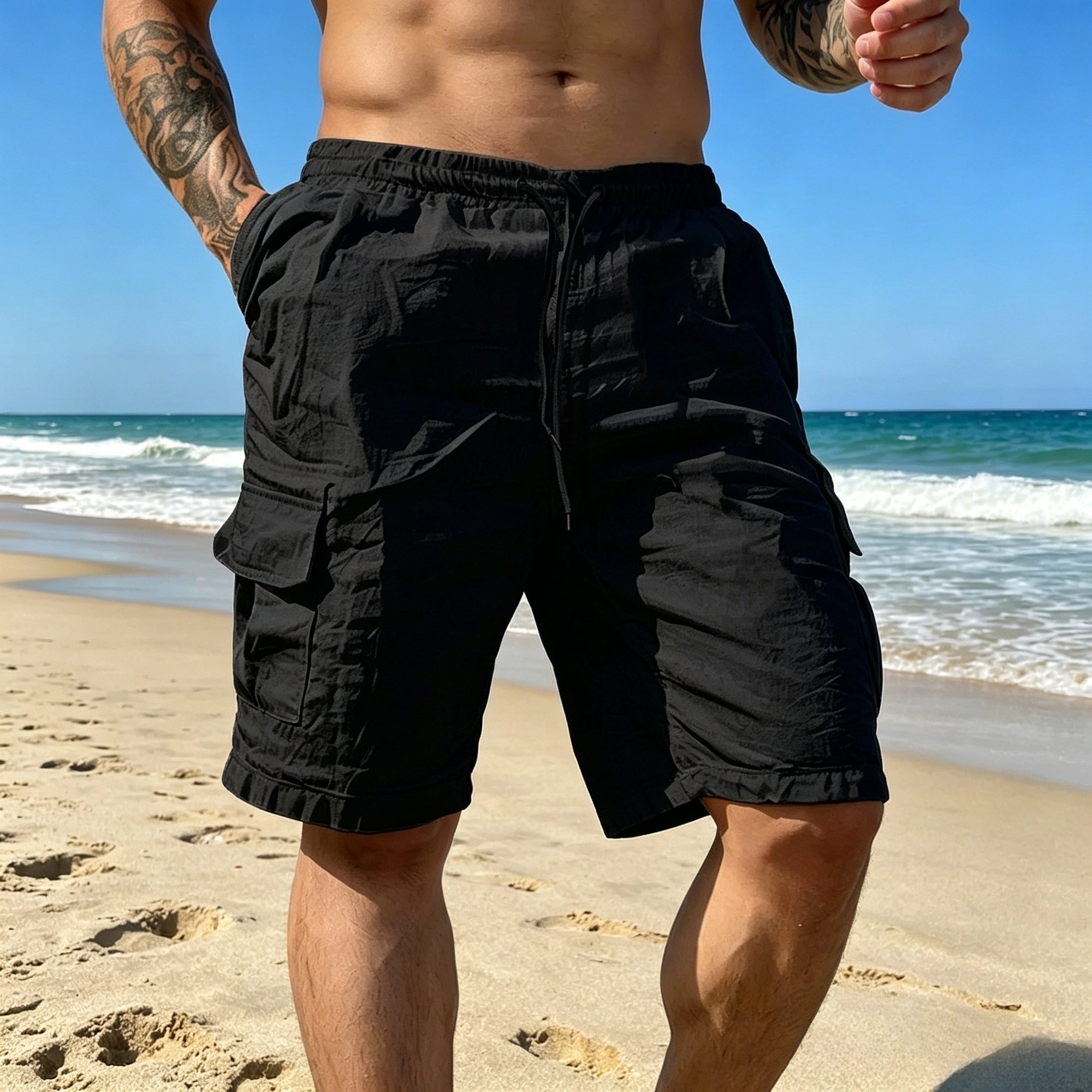 Mivanity Versatile Cargo Cotton Shorts