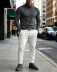 Mivanity Versatile Soft Cross Turtleneck Under shirts
