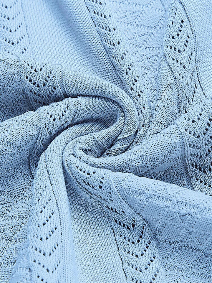 Mivanity Vintage Knit Button Up Shirts
