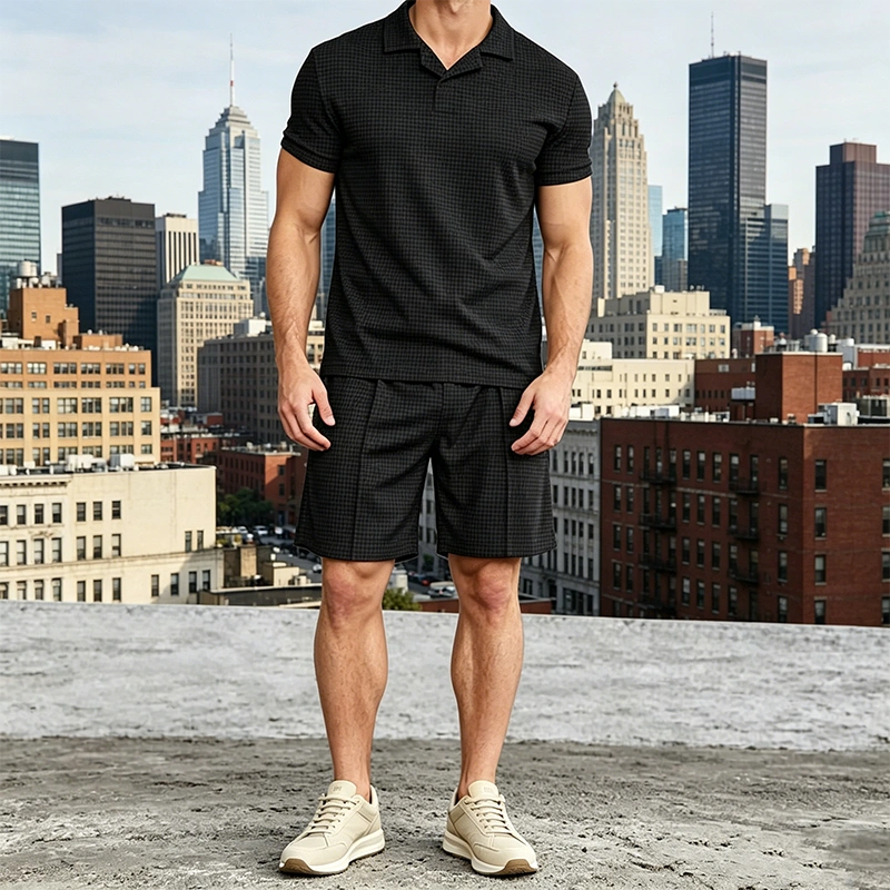 Mivanity Waffle 2-Piece Athleisure Outfits