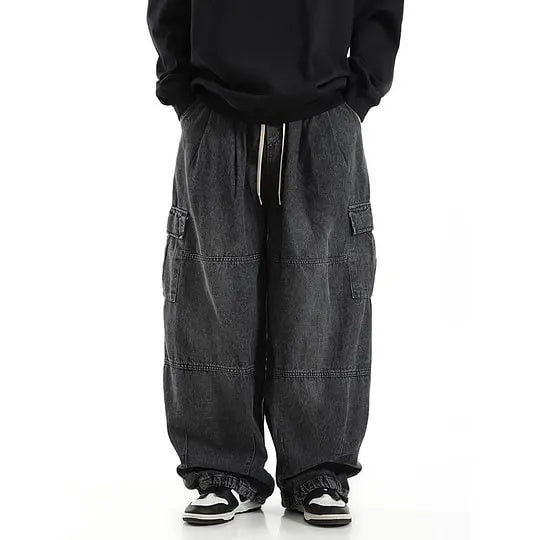 Mivanity Washed Baggy Jeans