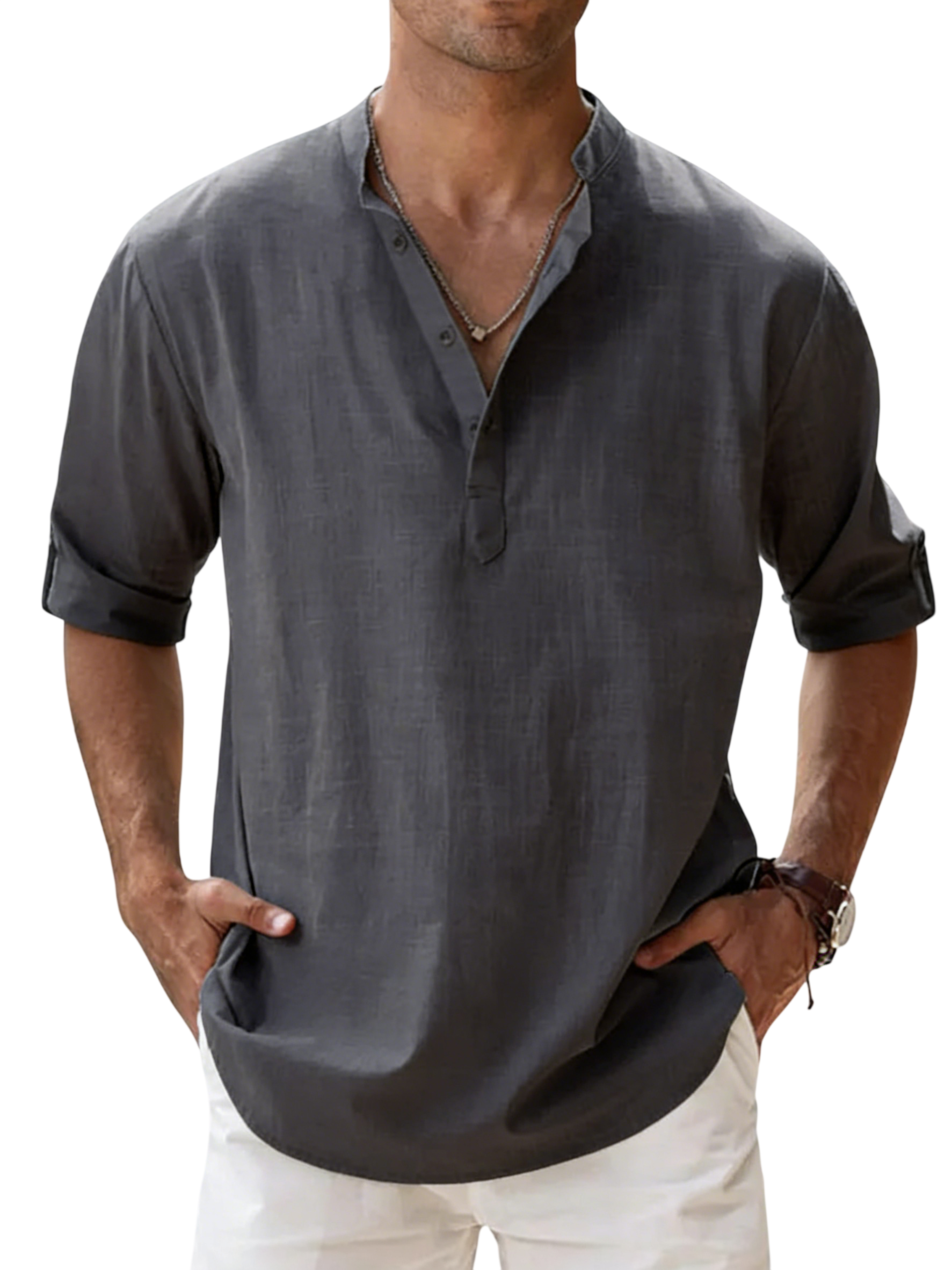 Men’s Coastal Linen Shirt