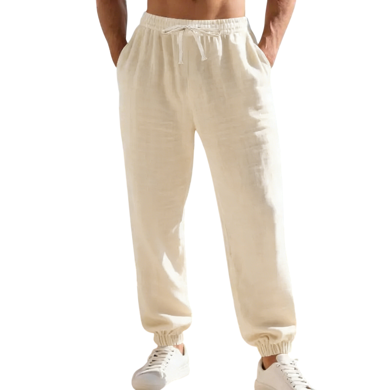 Men’s Linen Jogger Pants