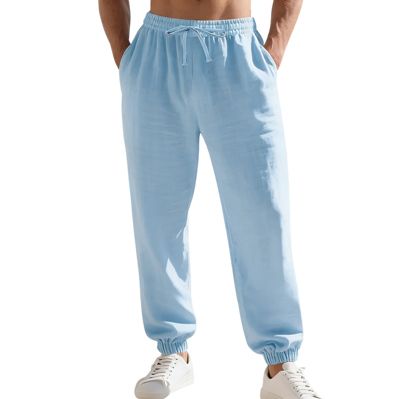 Men’s Linen Jogger Pants