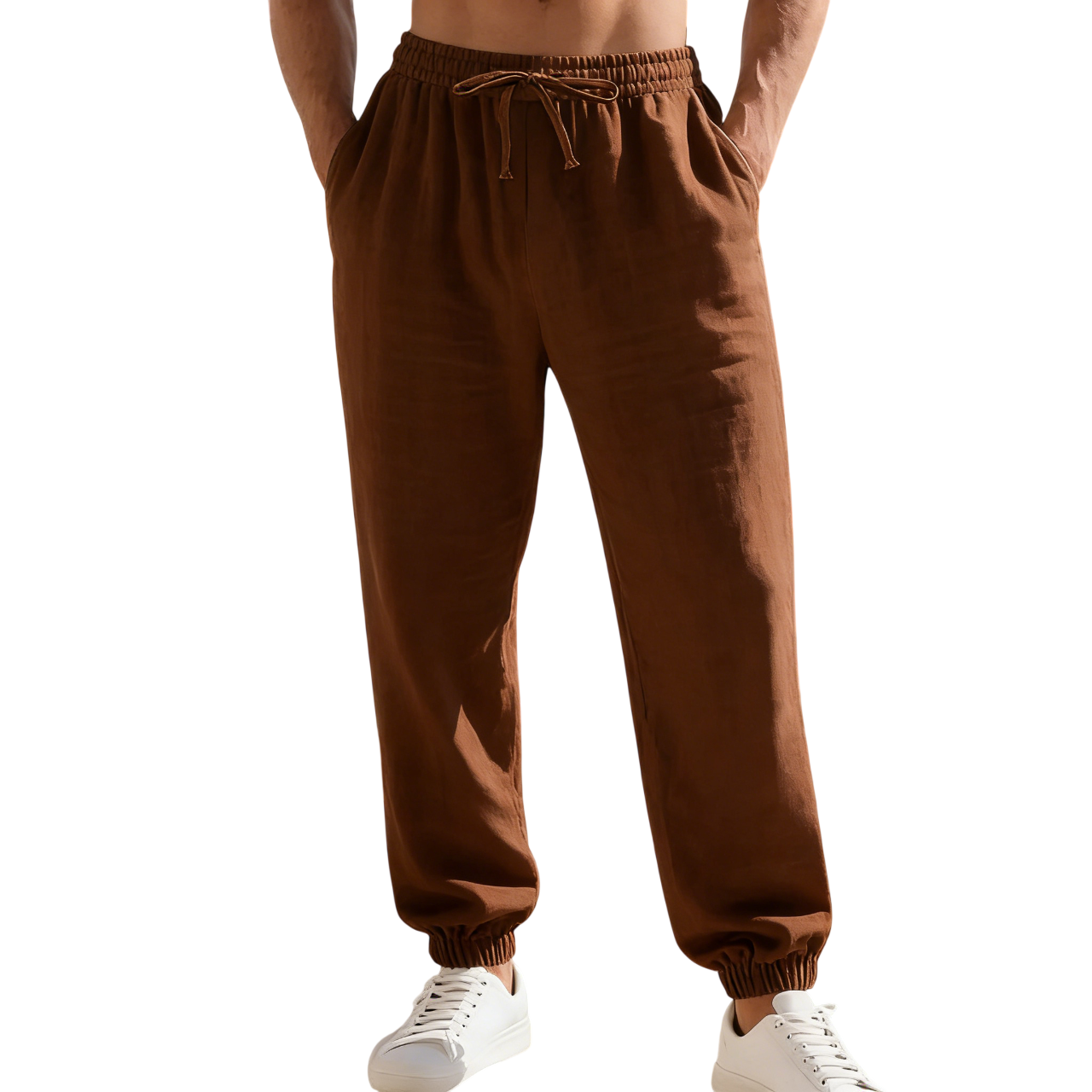 Men’s Linen Jogger Pants