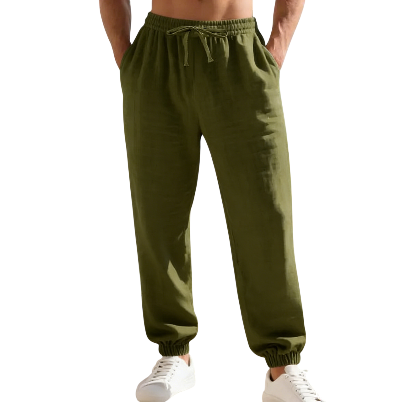 Men’s Linen Jogger Pants