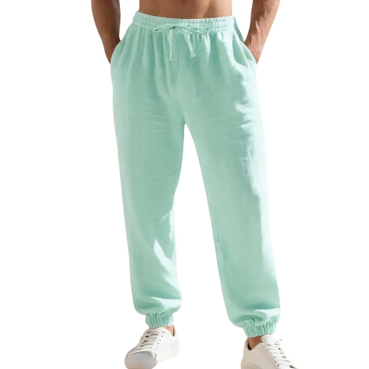 Men’s Linen Jogger Pants