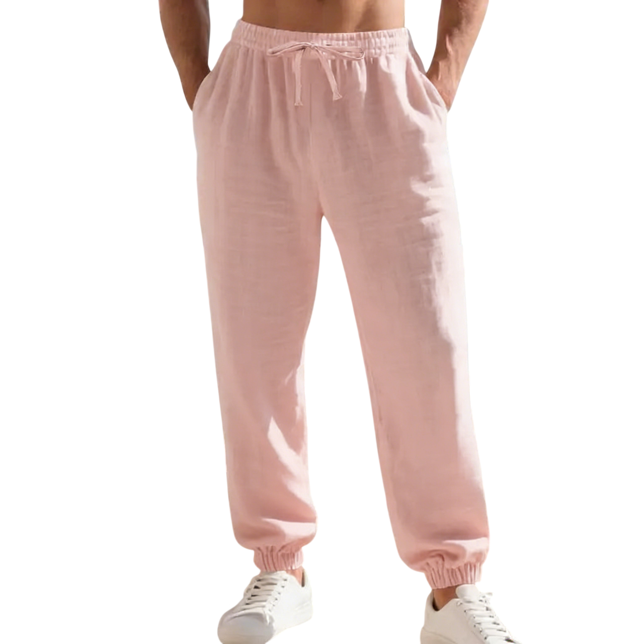Men’s Linen Jogger Pants