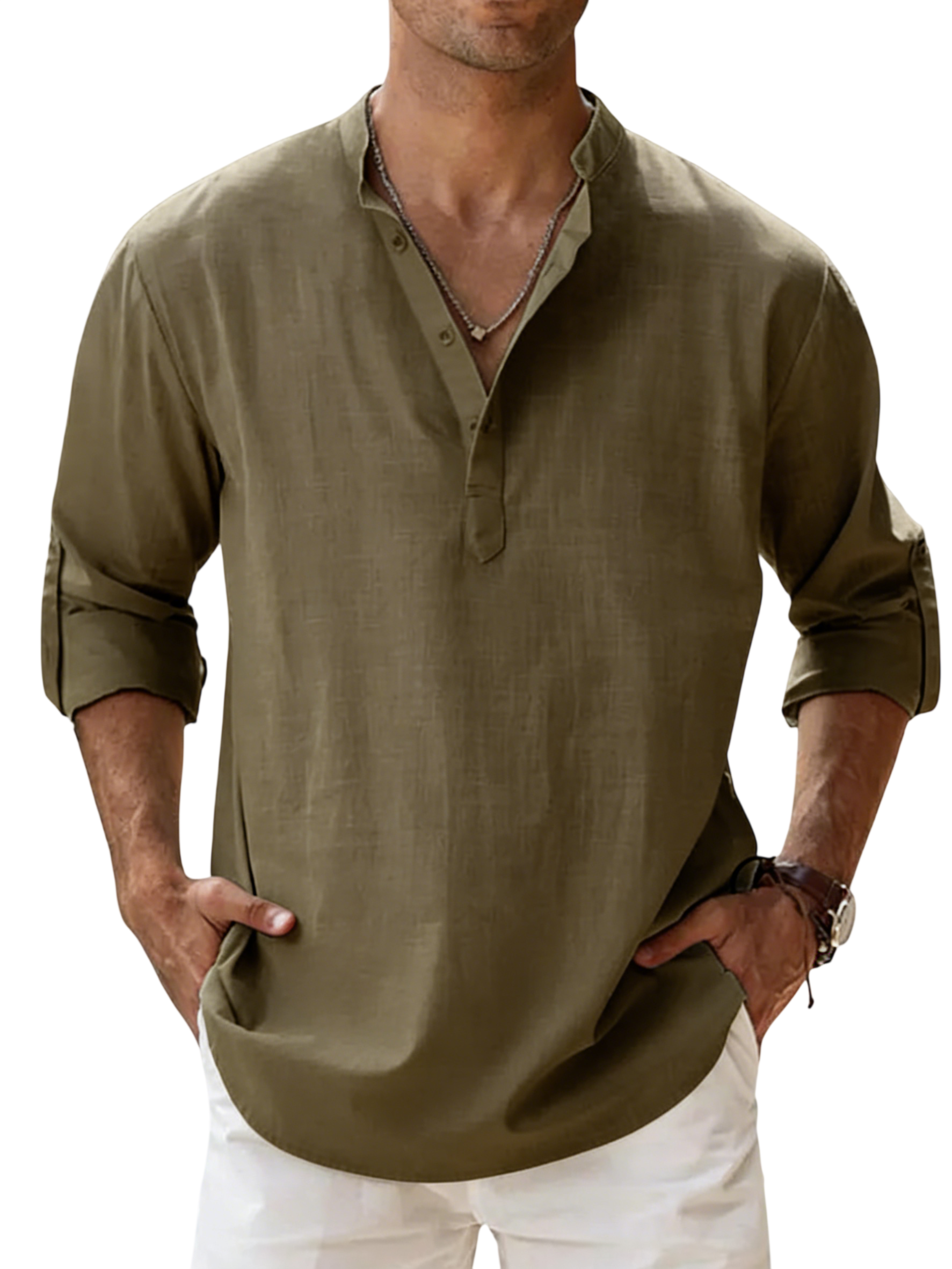 Men’s Coastal Linen Shirt