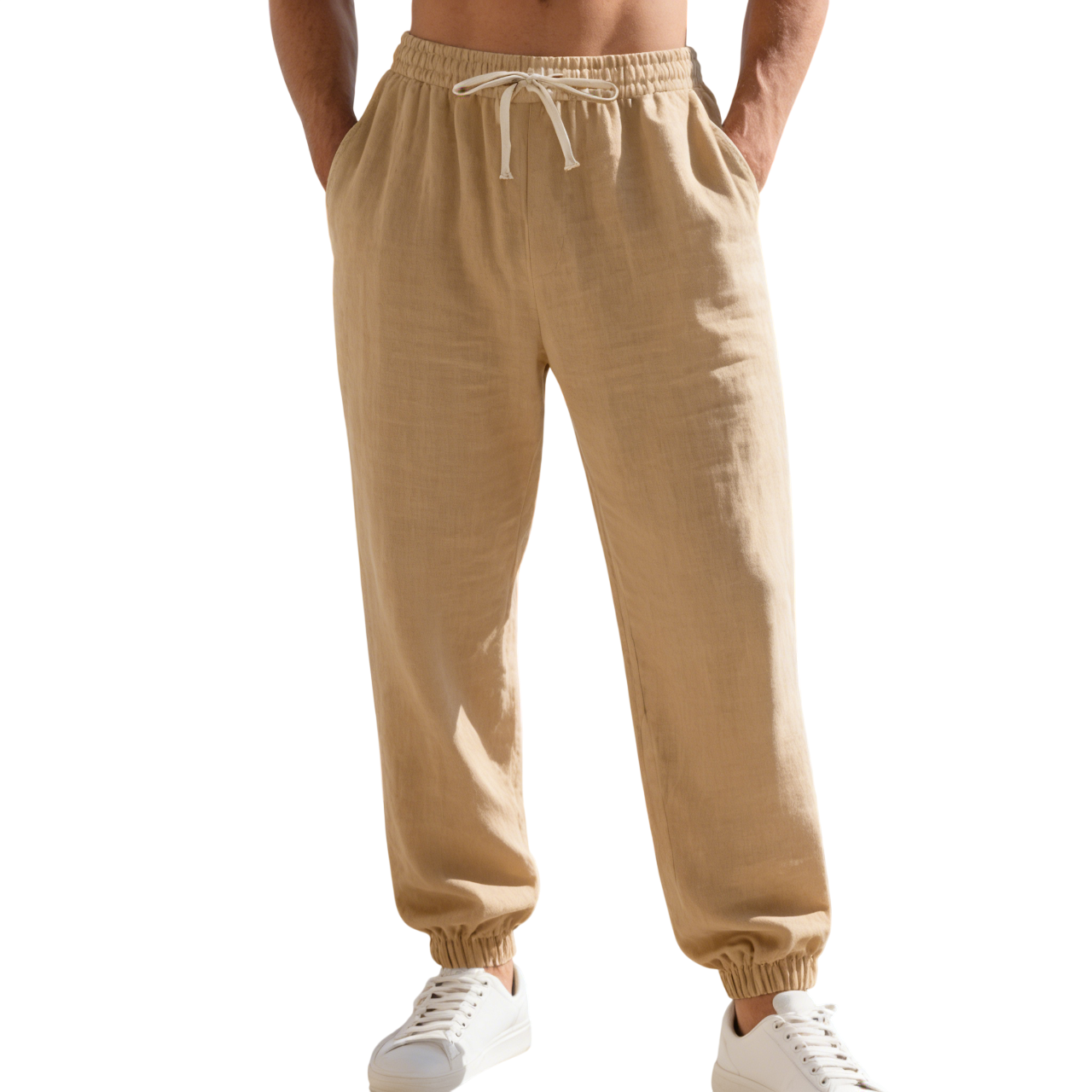 Men’s Linen Jogger Pants