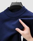 Men's Basic Bottom Cashmere Sweater