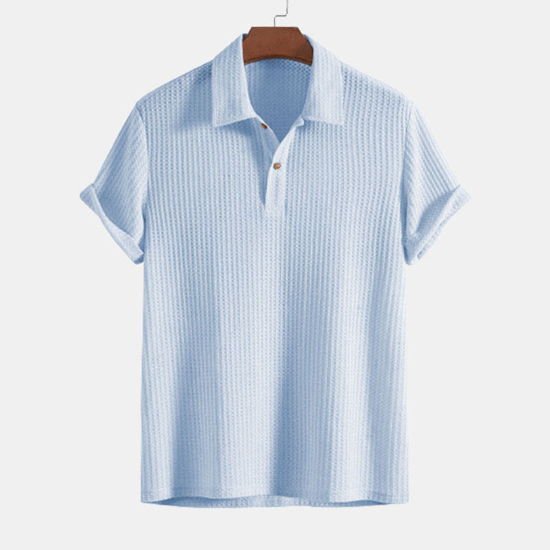 Summer men's Polo shirt Short sleeved minimalist shirt