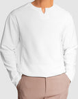 Gentleman's Simple V-Neck Cotton T-Shirt