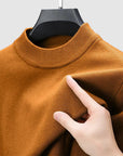 Men's Basic Bottom Cashmere Sweater