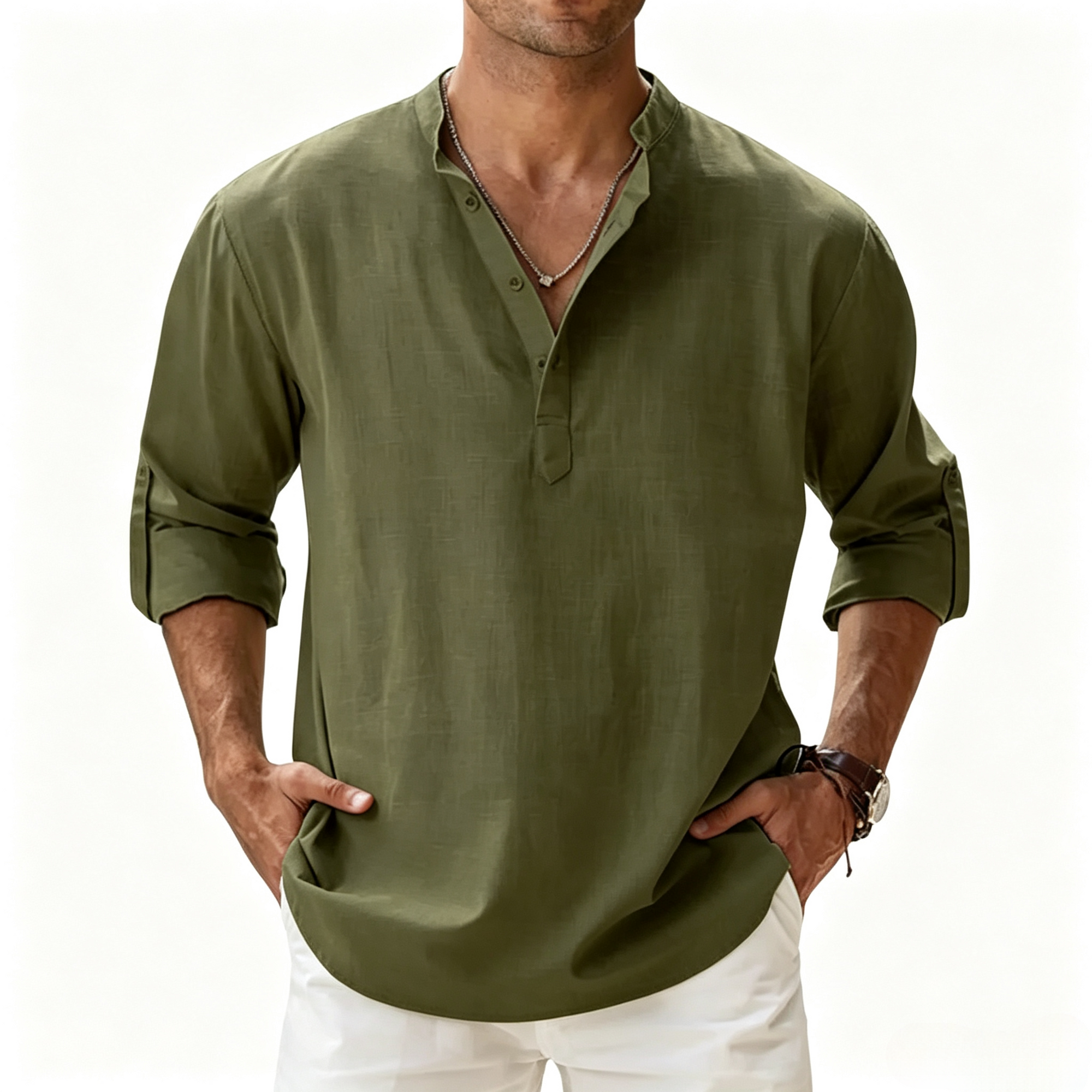 Men’s Coastal Linen Shirt
