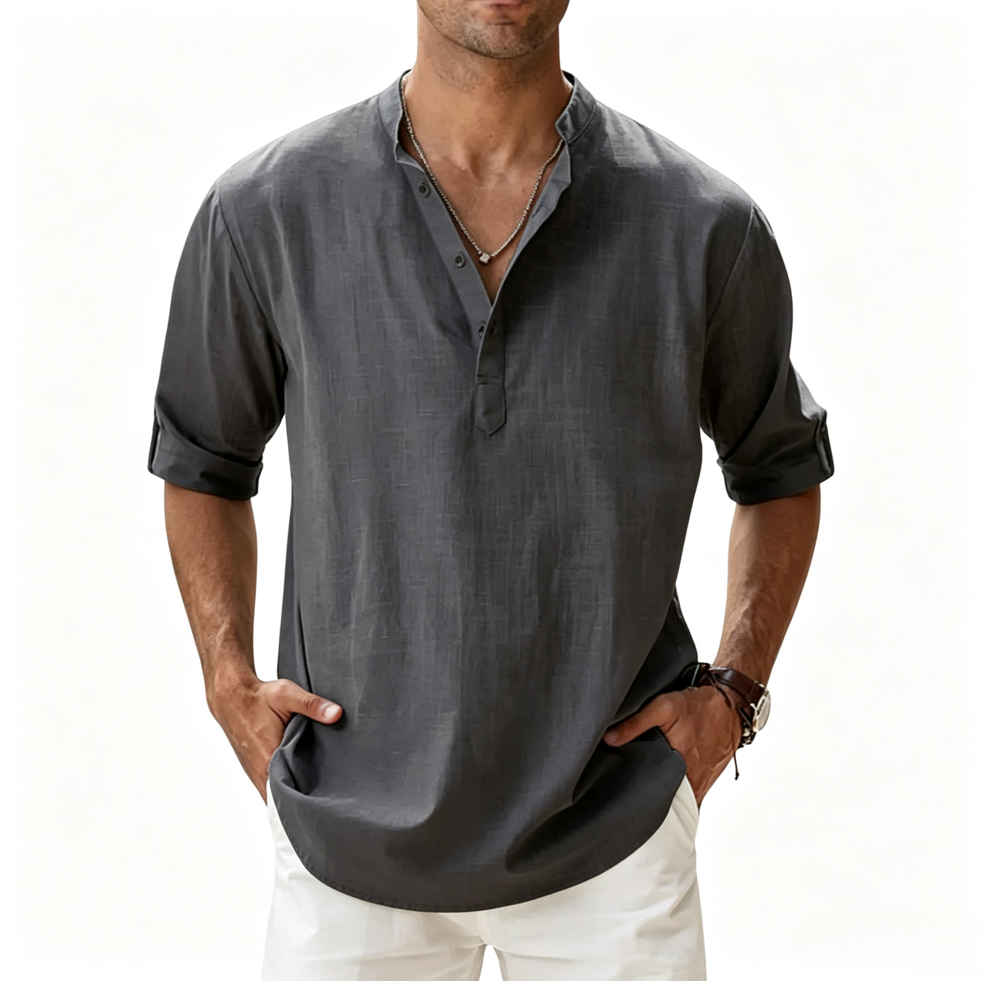 Men’s Coastal Linen Shirt